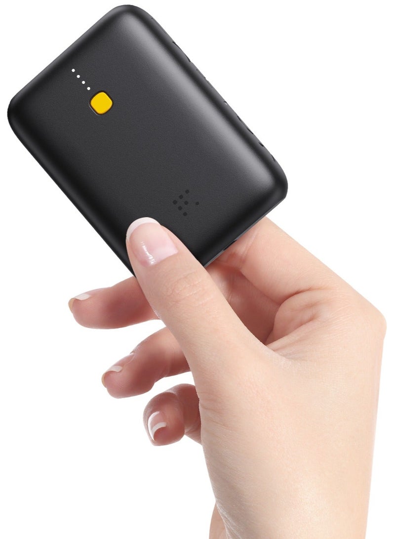 VOLTME 10000mAh USB-C Power Bank 22.5W PD Fast Charging Portable Charger, Compact Small Lightweight External Battery Pack, Dual Ports (Type-C & USB-A), QC3.0 Quick Charge, Dual Device Charging Power Bank for Travel & Daily Use – Compatible with iPhone 17 / 17 Pro / 17 Pro Max / iPhone Air / 16 / 15 / 14 / 13 / 12 Series, Samsung Galaxy S25 / S24 / S23 / S22, iPad Pro / iPad Air / iPad Mini, Xiaomi, OnePlus, Huawei & More – Black - Image 1